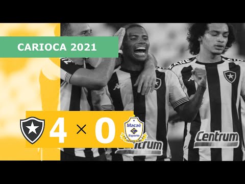 Botafogo 4 x 0 Macaé - Gols - 25/04 - Campeonato Carioca 2021