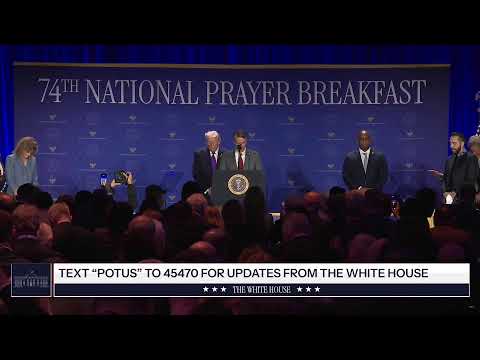 El Presidente asiste al Desayuno Nacional de Oración