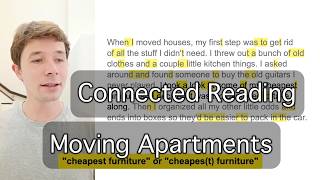 American English Connected Reading | Moving to a new place