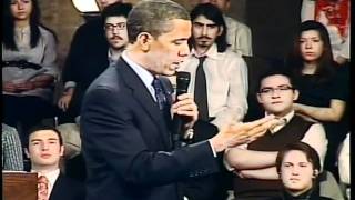 Barack Obama Talks with Students in Istanbul Turkey part 4