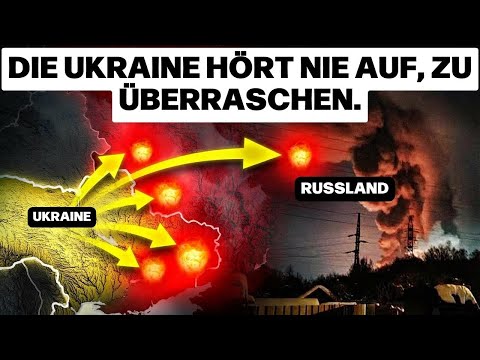 Historische Nacht für die Ukraine: In Russland brennt alles!