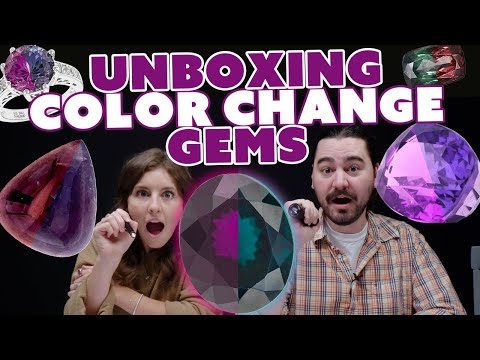Unboxing 6 Color Change Gems | Alexandrite, Garnet, & More!