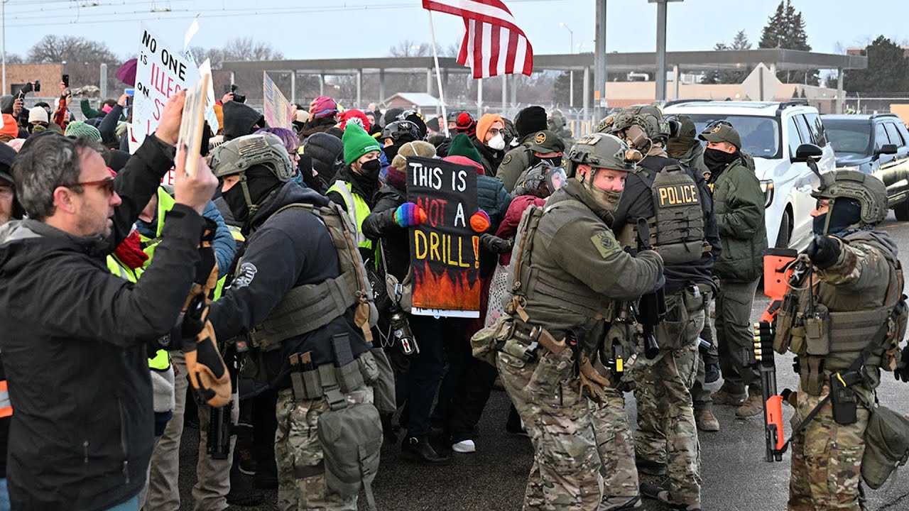 米ミネアポリスでICE発砲事件巡る衝突　ヴァンス副大統領は「正当防衛」強調