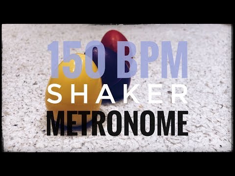 150 BPM | Shaker Metronome | 16th Note Pulse