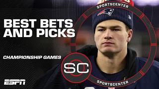 AFC & NFC Championship Best Bets and Picks 🏈 | SportsCenter