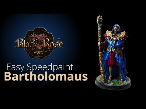 Easy Speedpaint - Bartholomaus - Black Rose Wars Duels - Lex
