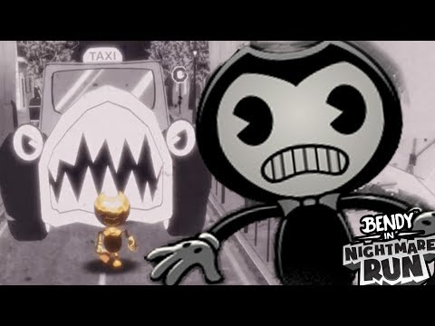 Can Bendy Escape This Killer Taxi Bendy In Nightmare Run Chapter 1 Ending Free Online Games - bendy obby roblox