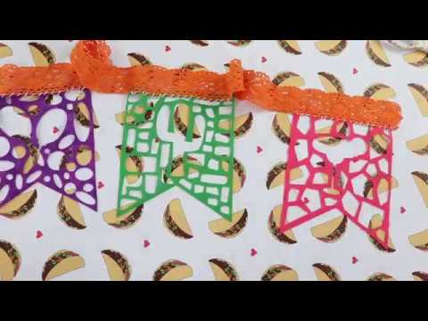 DIY Fabric Papel Picado Bunting