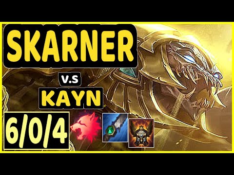 GILIUS (SKARNER) vs KAYN - 6/0/4 KDA JUNGLE CHALLENGER GAMEPLAY - EUW