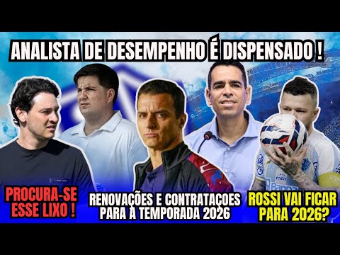 Will Rossi stay until 2026? Analyst leaves Paysandu | Renewals and dismissals at Paysandu #paysandu