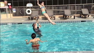 Pool Stunt Gone Wrong? (WK 214) | Bratayley