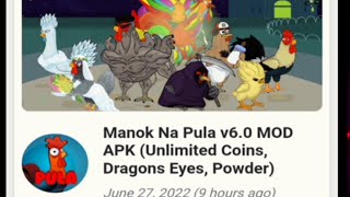 MANOK NA PULA NEW UPDATE 6.0| MOD APK( UNLIMITED COINS, DRAGON EYES, AND POWDER