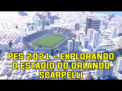 PES  2021 EXPLORANDO POR COMPLETO O ESTADIO ORLANDO SCARPELLI DO FIGUEIRENSE - NVIDIA ANSEL