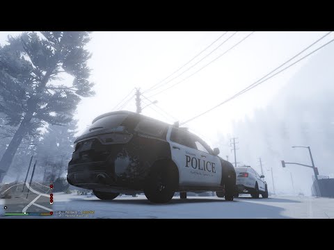 GTA V | GTA 5 | LSPDFR | Snowy Patrol in Monument Colorado | Too Cold for a 500K car | Dodge Durango