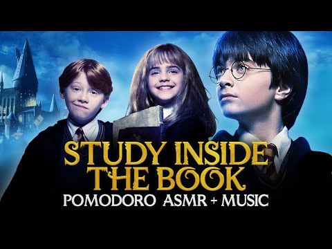 6h Study Session: PHILOSOPHER'S STONE 🏰✏️ Harry Potter Pomodoro, Hogwarts Sounds Study Session