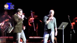 Luis Enrique y Gianmarco comparten gratos momentos en el concierto &#39;Soy y Seré 2013&#39;