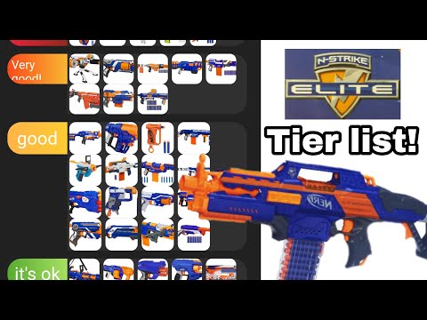 Nerf Elite series tier list