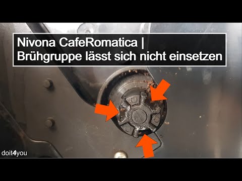 Nivona CafeRomatica - brewing group cannot be inserted | DIY | How To | TUTORIAL