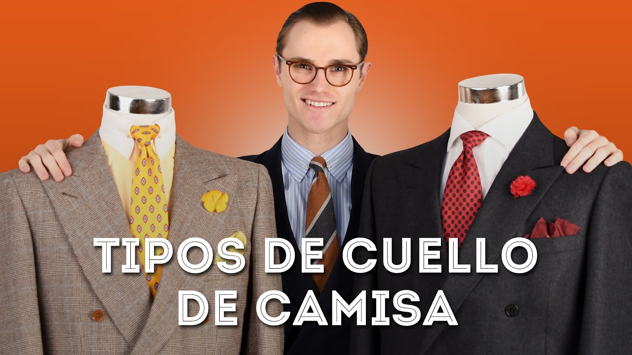 Tipos de cuello de camisa para hombres: una guía detallada – los cuellos inglés, italiano, cutaway