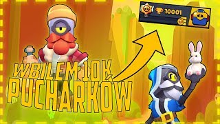 Miniaturka - Brawl Stars - WBIJAM 10 000 PUCHARKÓW!!! + Bonus i mały giveaway