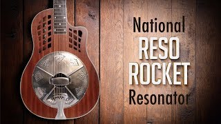 Video thumbnail for National Reso-Rocket Wood Body Demo by Gladesville Guitar Factory