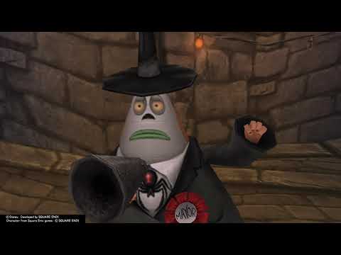 Kingdom Hearts II Final Mix (PS4) Cutscene #225 - The Mayor struggling with the Heartless