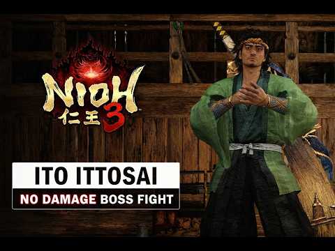 Nioh 3 - HOW TO BEAT Ito Ittosai Boss Guide (No Damage) | Kusarigama CHEESE Method