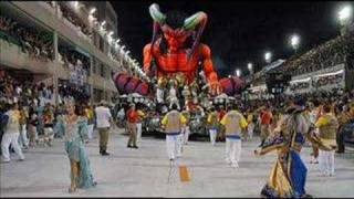 Deus humilha o diabo no carnaval. .