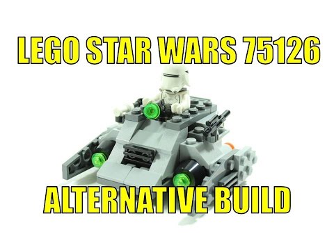 LEGO STAR WARS MICROFIGHTER 75126 ALTERNATIVE BUILD FIRST ORDER TANK Video