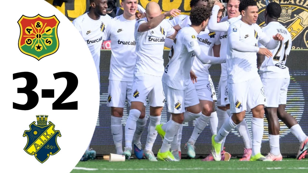 Höjdpunkter : Gais - AIK 3-2 Svenska Cupen | Gais mot Aik