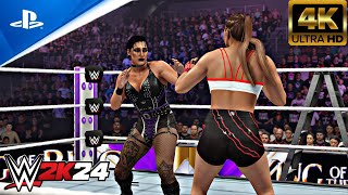 Ronda Rousey vs Rhea Ripley: WWE 2K24 Women’s Battle for Supremacy