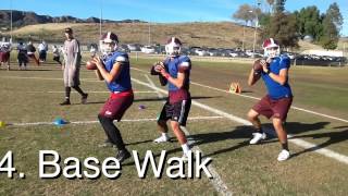 QB training QB Drills w Game Film Mt SAC Coach Ryan O'Hara