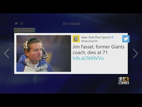 Former Ravens Coach And Giants Head Coach Jim Fassel Has Died