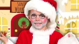 Santa Face Paint | Christmas Face Paint for Kids | WeLoveFacePaint