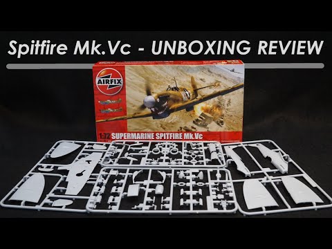 Unboxing the NEW TOOL Airfix Spitfire Mk.Vc! 1/72 Model Kit Review