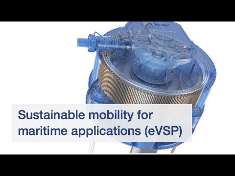Electric Voith Schneider Propeller (eVSP) - Sustainable mobility for maritime applications