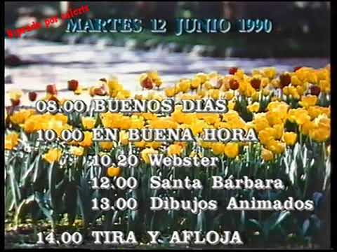 Programación 11/06/ 90 TVE1 (español España)