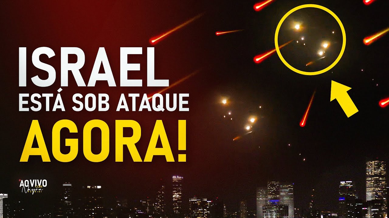 ISRAEL ESTÁ SOB ATAQUE AGORA - Ao Vivo - Nayra Pedrini