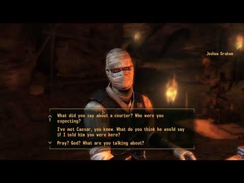 You can threaten to expose Joshua Graham to Caesar