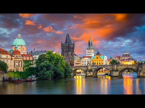 2 Hour Relaxing Journey Through Prague, Czech Republic