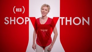 Scarlett Johansson, Barry Manilow & Jimmy Kimmel star in the (RED) SHOPATHON Holiday Jingle video