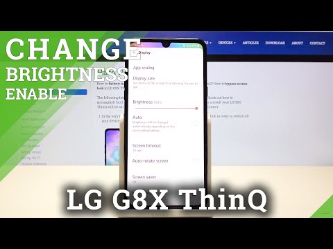 How to Turn On Auto-Brightness on LG G8X ThinQ – Screen Brightening