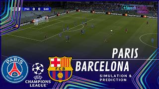 Download lagu PSG vs Barcelona Liga Champions UEFA 26/27 ✅ | Simulasi/Prediksi Pertandingan Penuh mp3
