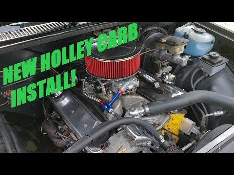 Installing Holley Street Avenger Carburetor!