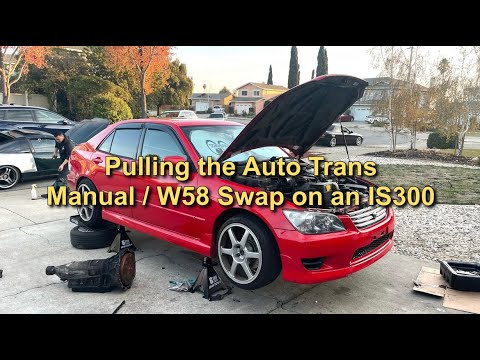 Manual Swapping an IS300 Pt.2 - Pulling the Automatic Transmission | W58 Swap EP. 17