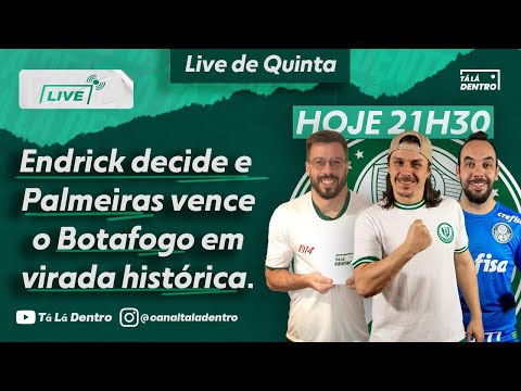 Endrick decide e Palmeiras vence o Botafogo em virada histórica.