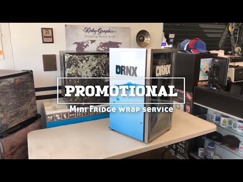 Promotional Mini Fridge Wrap Full Service Package Rm wraps