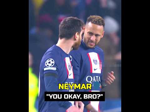 Messi and Neymar Bond 😍