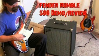 Video thumbnail for Fender Rumble 500 210 Bass Amp Review by stevekonbass