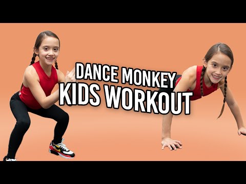 8 Year Old Leads TABATA Workout For Kids 💥